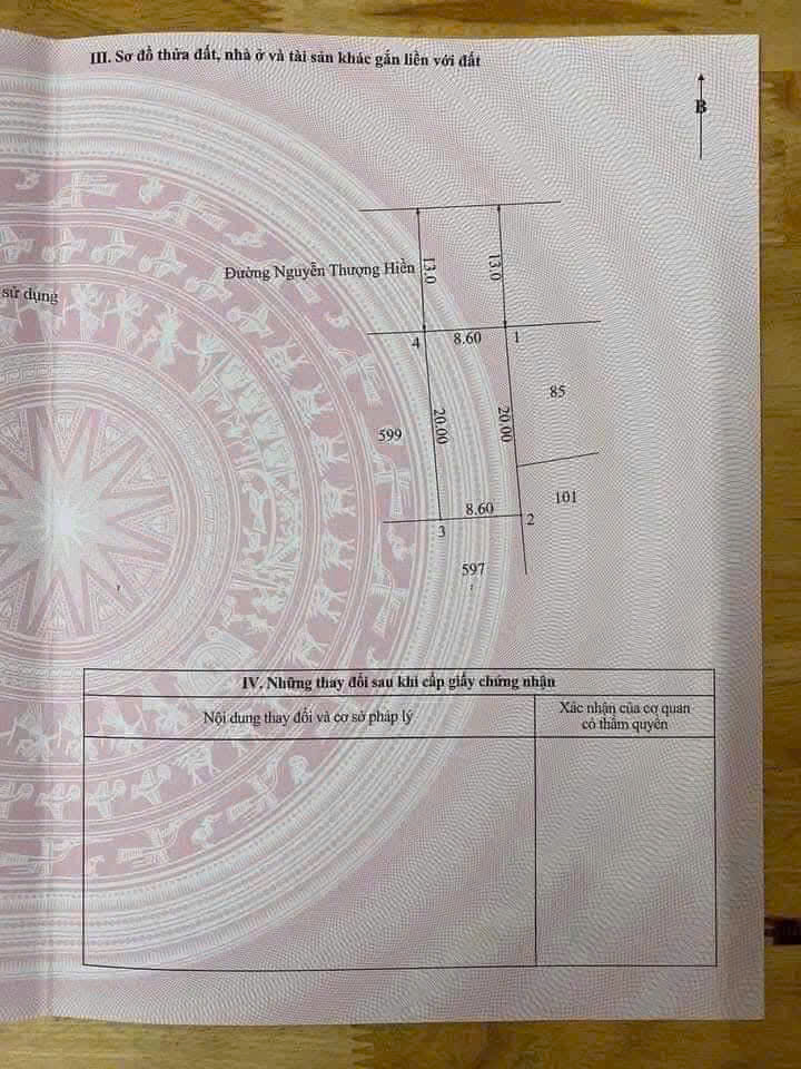 BÁN ĐẤT MT NGUYỄN THƯỢNG HIỀN, TP ĐÔNG HÀ, DIỆN TÍCH: 8,6x20m - GIÁ CHỈ 1,59 tỷ.  LH 097.248.74.74 