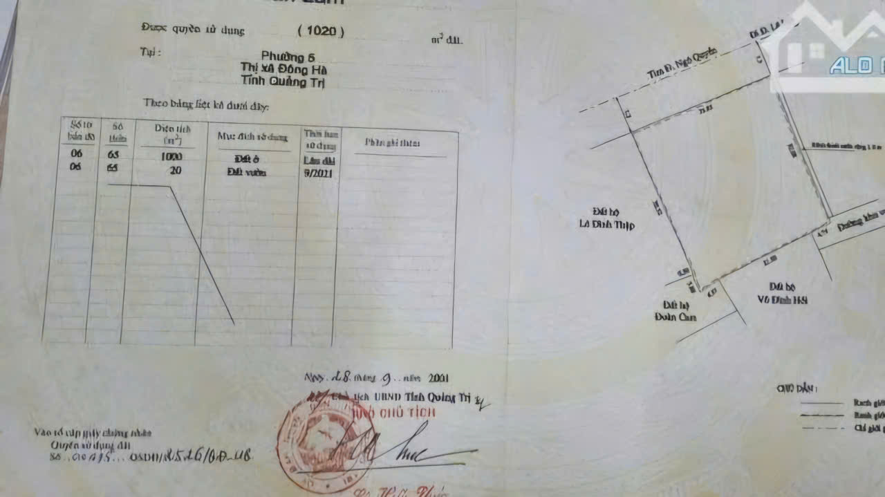 BÁN MẶT TIỀN ĐƯỜNG NGÔ QUYỀN , Phường 5 , Đông Hà