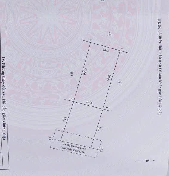 ĐẤT ĐẦU TƯ MT ĐƯỜNG NHỰA LAM THỦY - HẢI LĂNG, DIỆN TÍCH: 10X20M. LH: 097.248.74.74