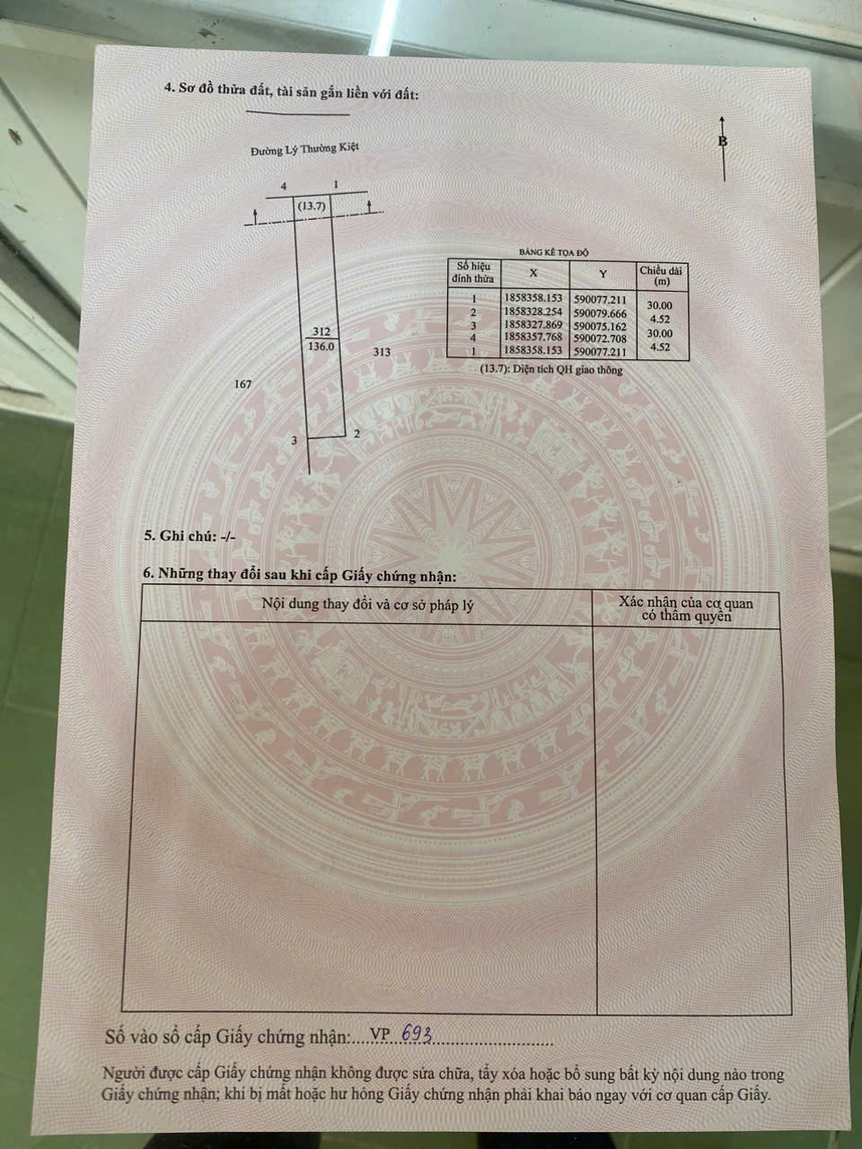 ĐẤT MT LÝ THƯỜNG KIỆT, GIÁ ĐẦU TƯ: 2 TỶ