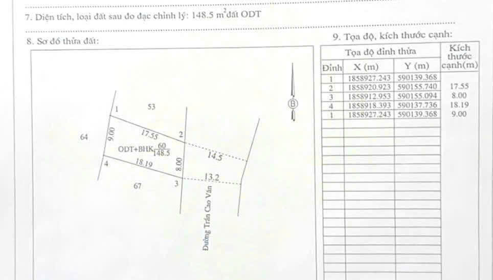 ĐẤT MT TRẦN CAO VÂN, TT PHƯỜNG NAM ĐÔNG HÀ, THÍCH HỢP KINH DOANH