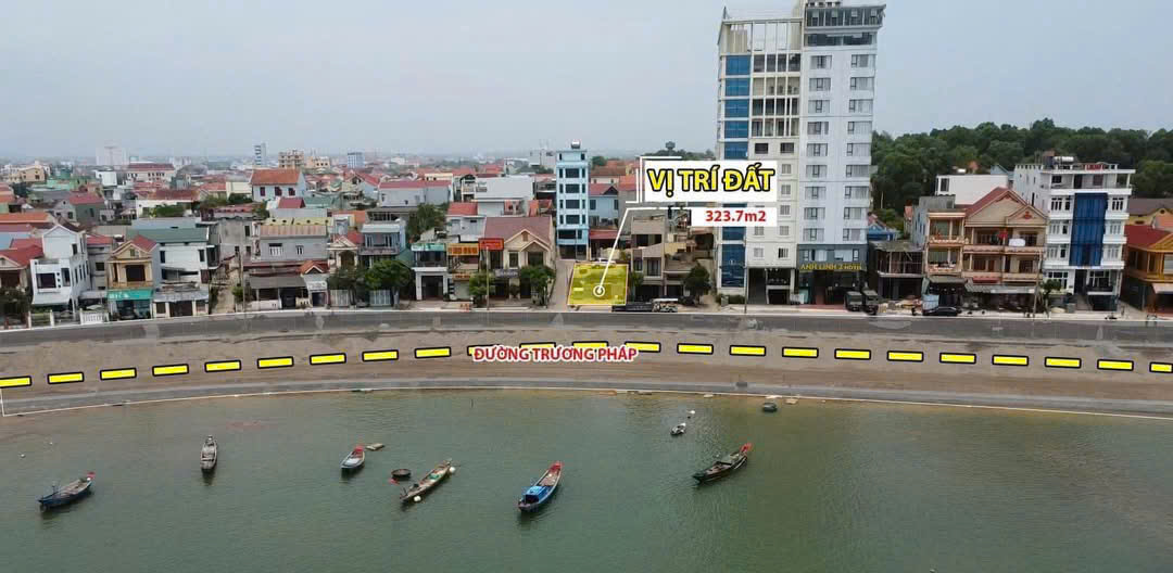 CHÍNH CHỦ GỬI BÁN LÔ ĐẤT 3 MẶT TIỀN TRƯƠNG PHÁP VIEW SÔNG NHẬT LỆ