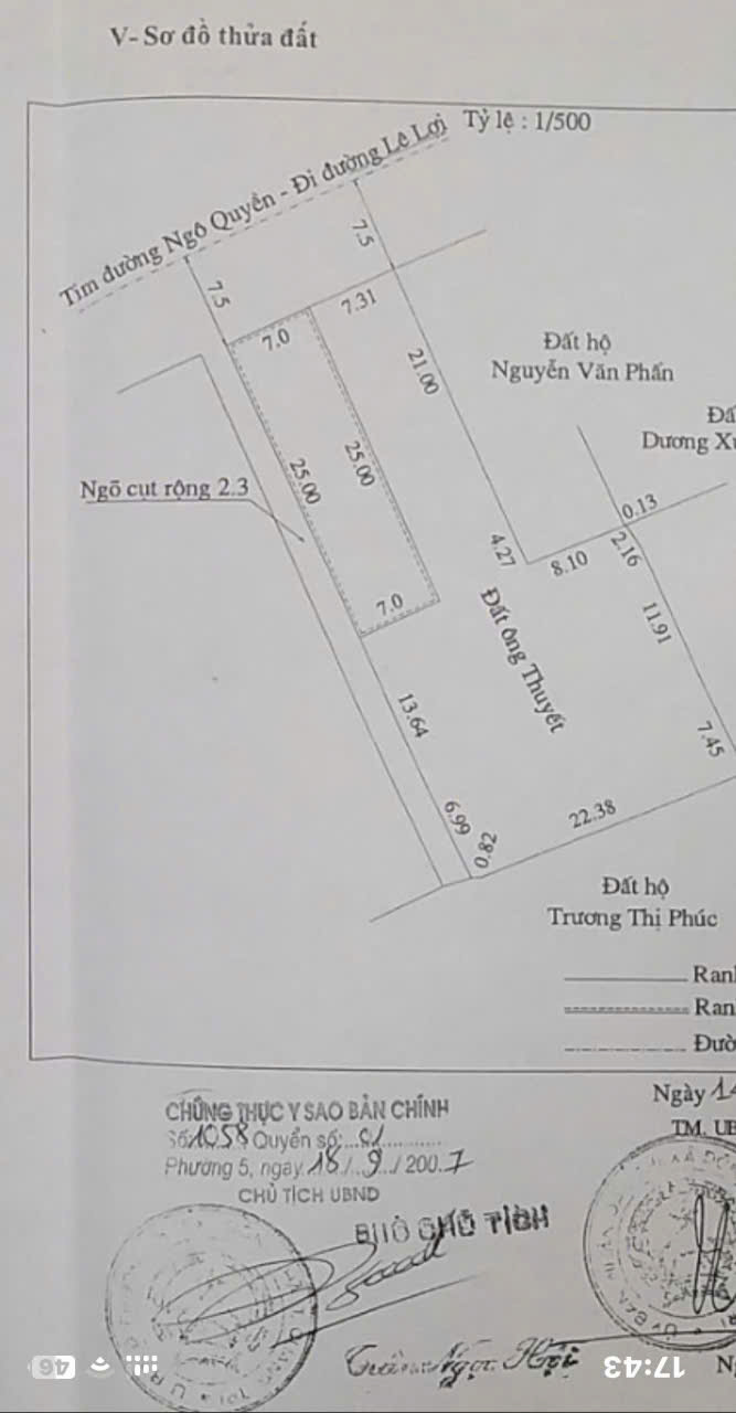 NHÀ 2 TẦNG MT NGÔ QUYỀN CẦN BÁN GẤP 
