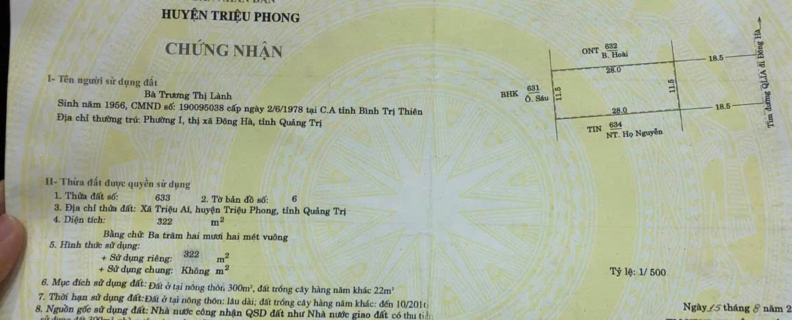 CHO THUÊ MẶT BẰNG, QUỐC LỘ 1A, DT 1300m, NGAY TRẠM VÉ QUẢNG TRỊ. LH: 097.248.74.74