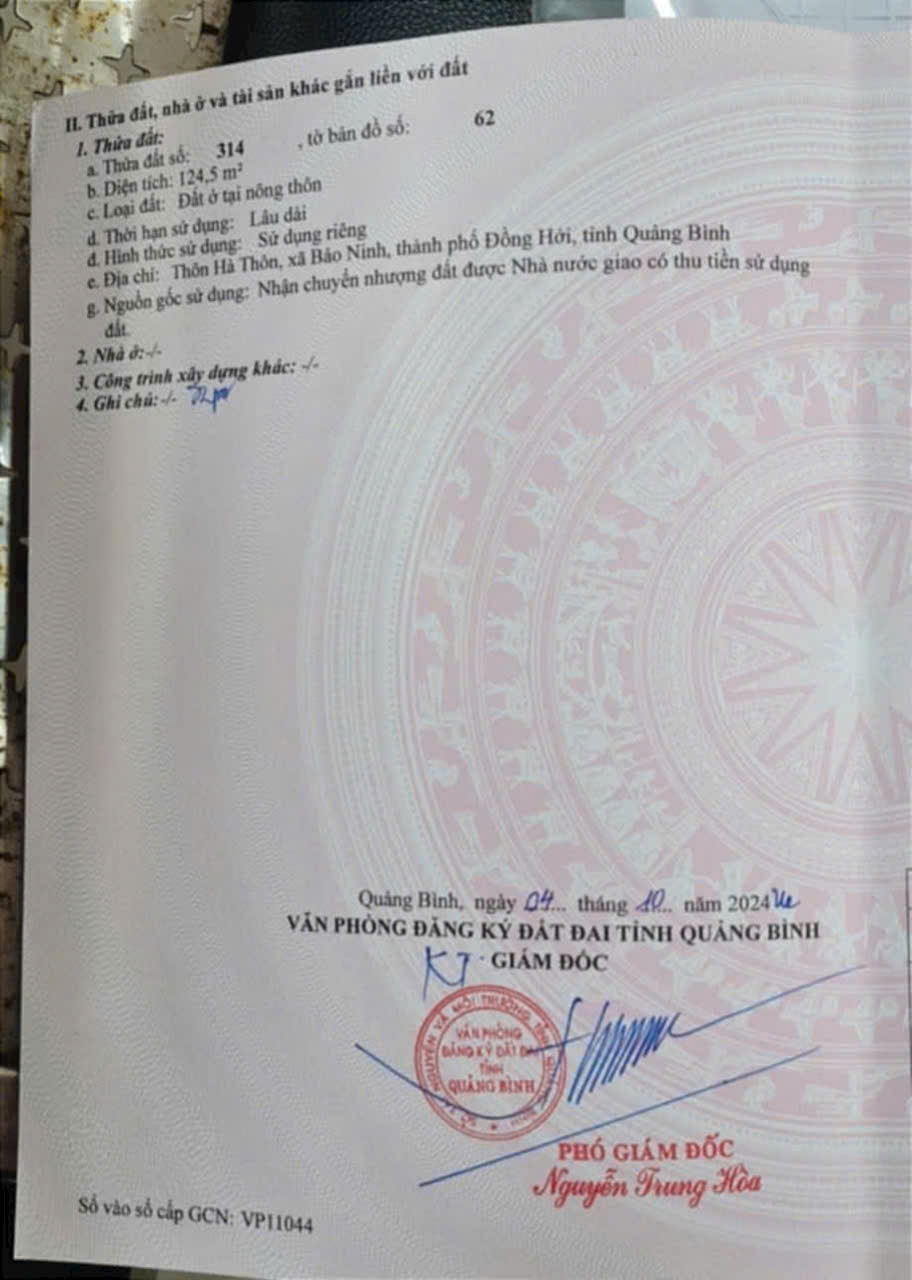 MT ĐẶNG DUNG, ĐỒNG HỚI, DT: 5x18m, giá: 760tr 