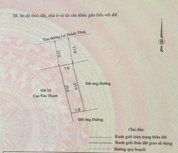 MT LÊ THÁNH TÔNG, THUẬN LỢI KINH DOANH, CẦN BÁN GẤP