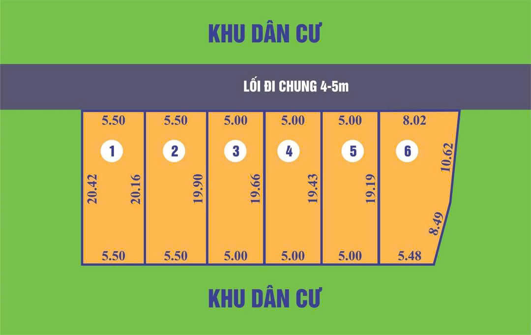 ĐẤT GIÁ RẺ CHO NGƯỜI CÓ THU NHẬP THẤP, DT: 5.5X20M, GIÁ 550TR, LH; 0972.48.7474 ĐỂ ĐƯỢC TƯ VẤN