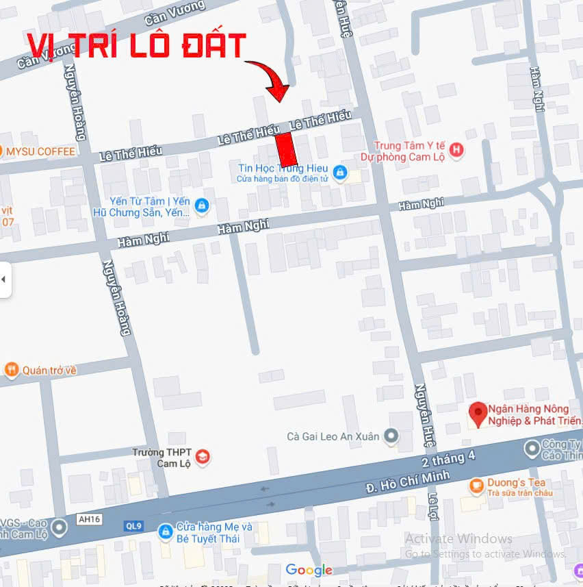 KẸT TIỀN#CẦN BÁN#MT LÊ THẾ HIẾU#CAM LỘ 