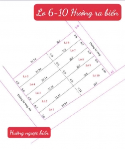 BÁN ĐẤT BLOCK 6 LÔ, THÔN 6 GIO HẢI, CÁCH ĐƯỜNG QUỐC PHÒNG 30M, VỊ TRÍ ĐẮC ĐỊA GẦN BÃI TẮM, GẦN T&T. LH: 097.248.74.74