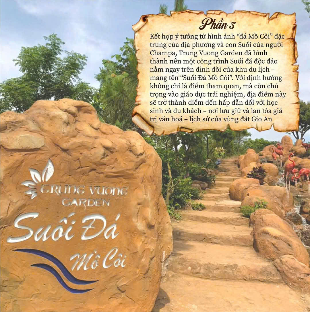 KHÁM PHÁ lịch sử “Suối Đá Mồ Côi” tại Trung Vuong Garden
